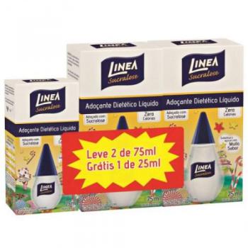 Adocante Linea Liquido Sucralose 75ml Gratis 25ml