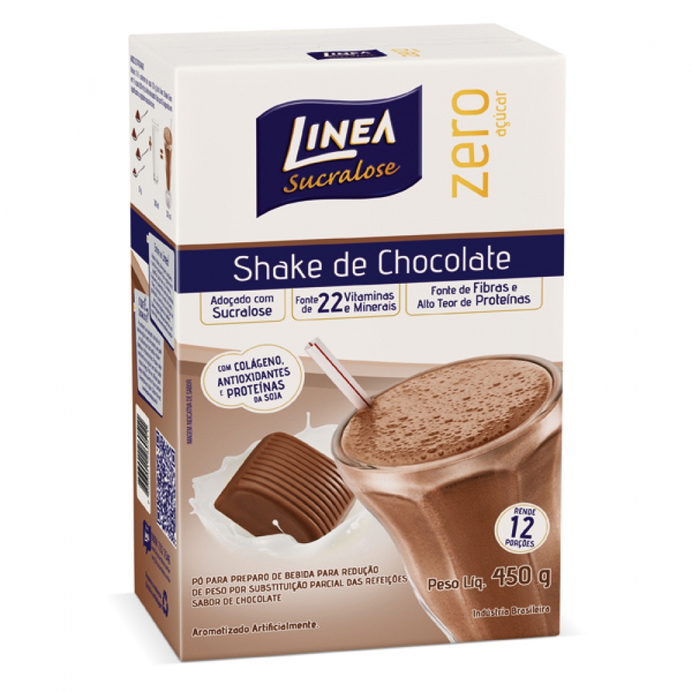 Shake Linea Sucralose Chocolate 450g