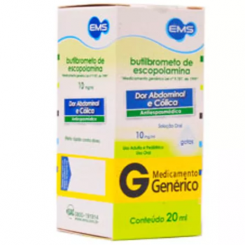 Butilbrometo de Escopolamina Solução 20ml Gotas