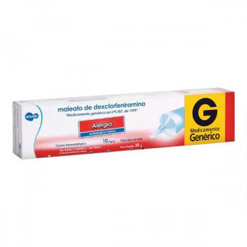 Maleato de Dexclorfeniramina Creme 10mg 30g
