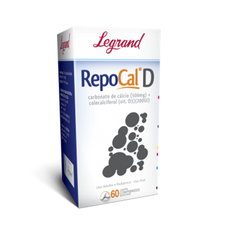 Repocal D com 60 Comprimidos