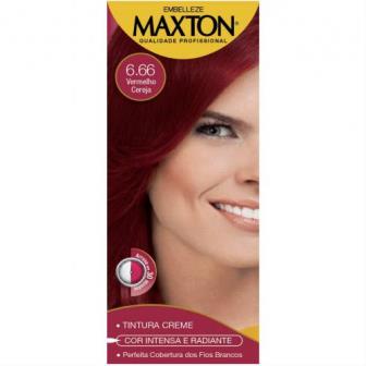 Tintura Maxton Creme Kit Pratico 6.66 Vermelho Festivo