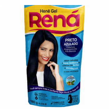 HENE GEL RENA JABORANDI PRETO AZULADO 180GR
