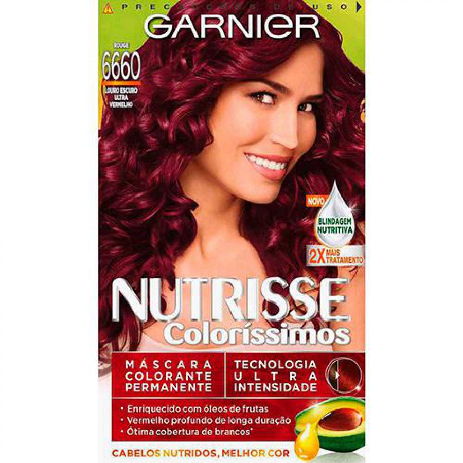 Tintura Nutrisse 6660 Louro Escuro Ultra Vermelho