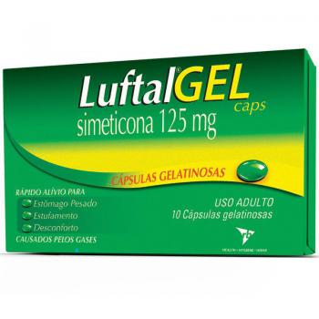 Luftal Max 125mg 10 Capsulas