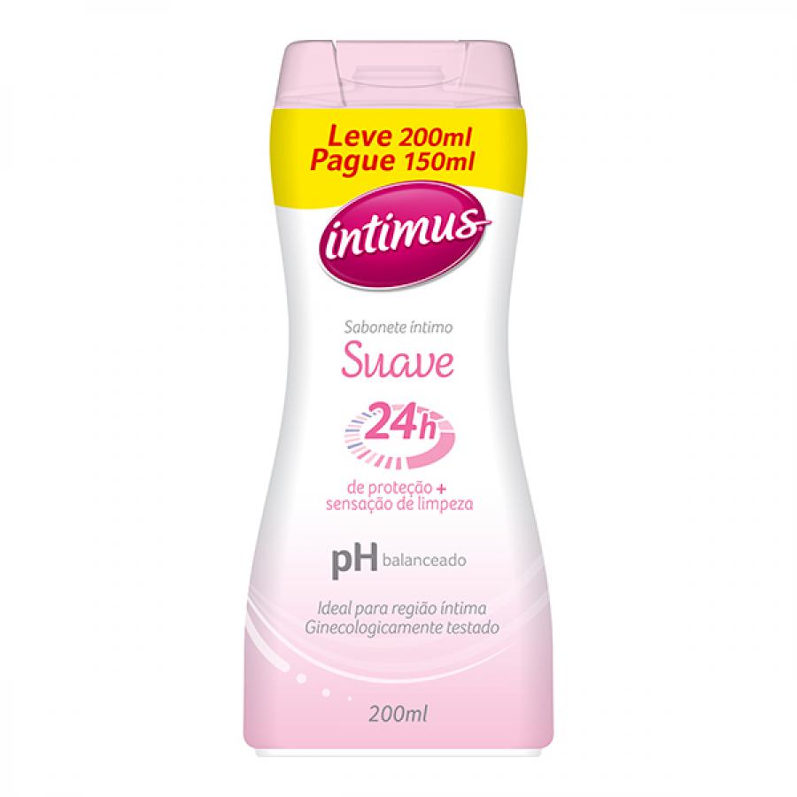 SABONETE LIQUIDO INTIMO INTIMUS SUAVE LEVE 200ML PAGUE 150ML