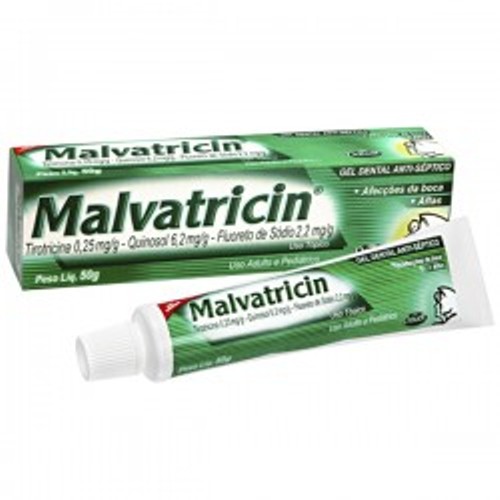 Creme Dental Malvatricin Fluor Gel 50g