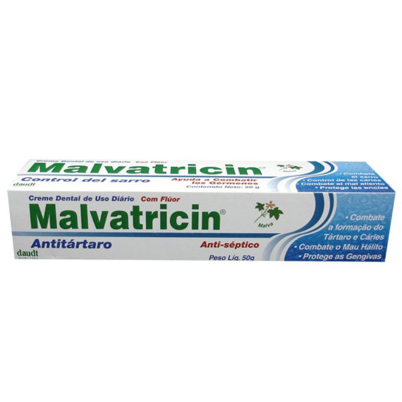 Creme Dental Malvatricin Antitartaro 50g