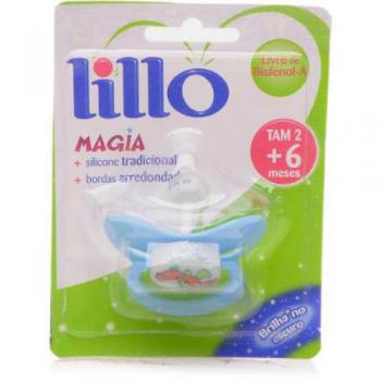 Chupeta Lillo Magia Baby Silicone N2 Azul