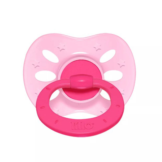 Chupeta Fiona Extra Air Baby Silicone Rosa Lillo