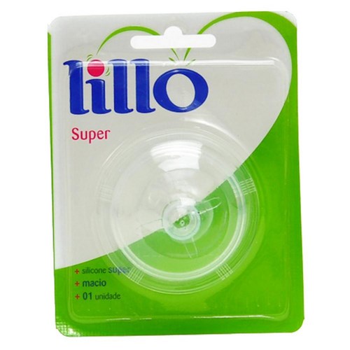 Bico de Mamadeira Lillo Super Silicone Com 1 Unidade