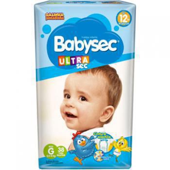 Fralda Babysec Galinha Pintadinha Tamanho G 34 unidades