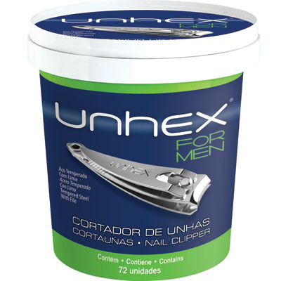 Cortador De Unhas Unhex Pote 72 Unidades