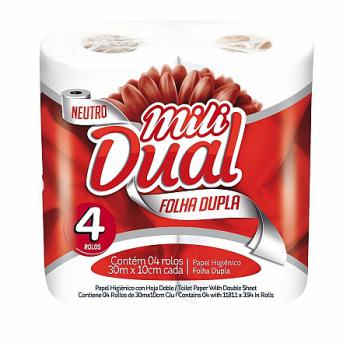 PAPEL HIG MILI 4 X 30 M FOLHA DUPLA NEU