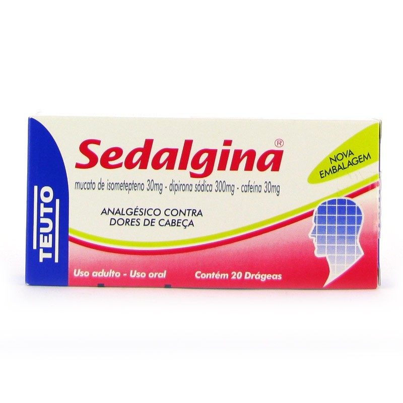 Sedalgina com 20 Drágeas