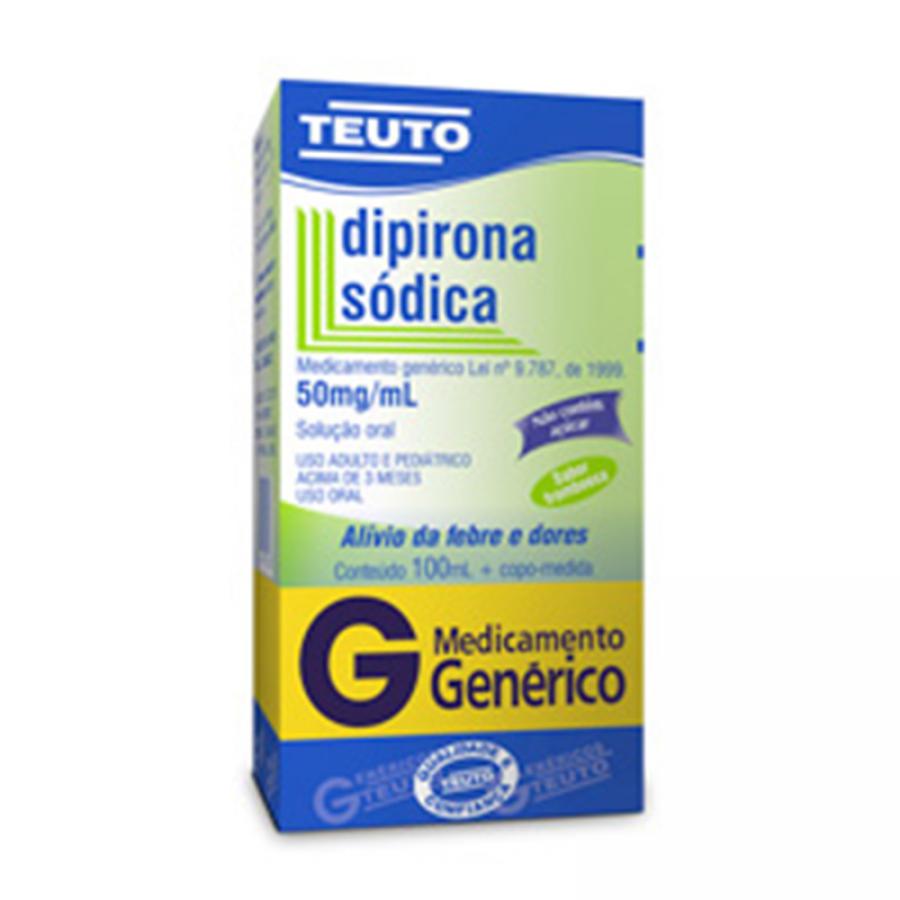 Dipirona Sodica 50mg Solucao Oral 100ml LV3PG2