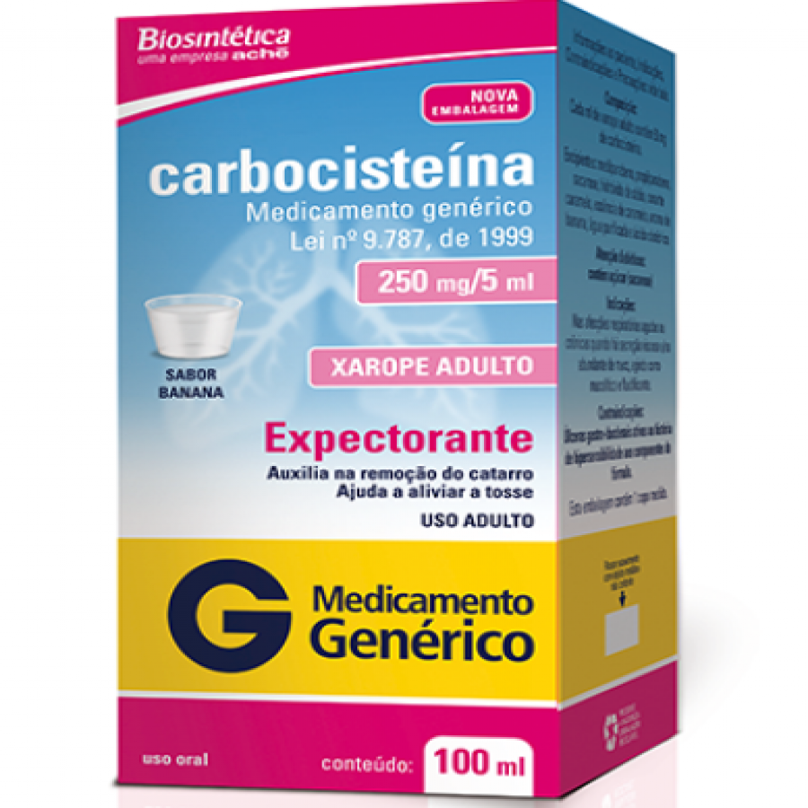 CARBOCISTEINA  XPE ADU 100ML BIO.G