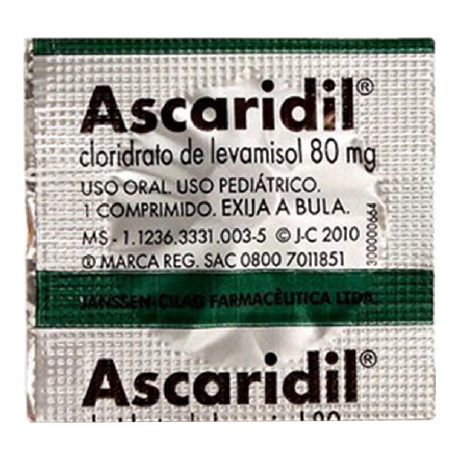 Ascaridil Infantil 1 Comprimido