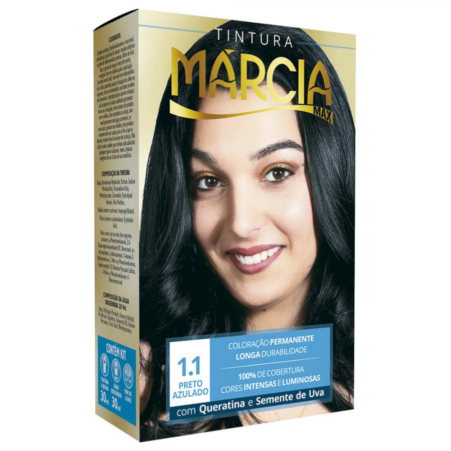 Tintura Marcia 1.7 Preto Azulado 30ml