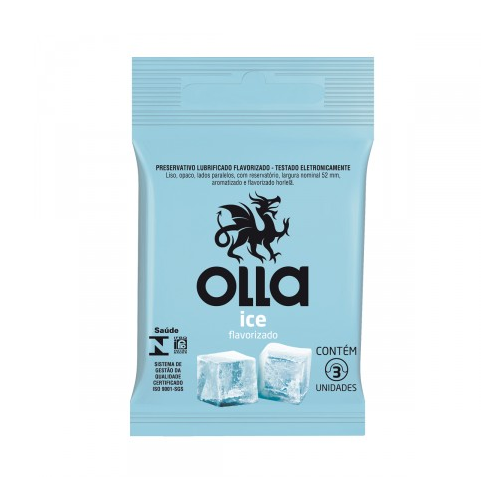 Preservativo Olla ice 3 Unidades