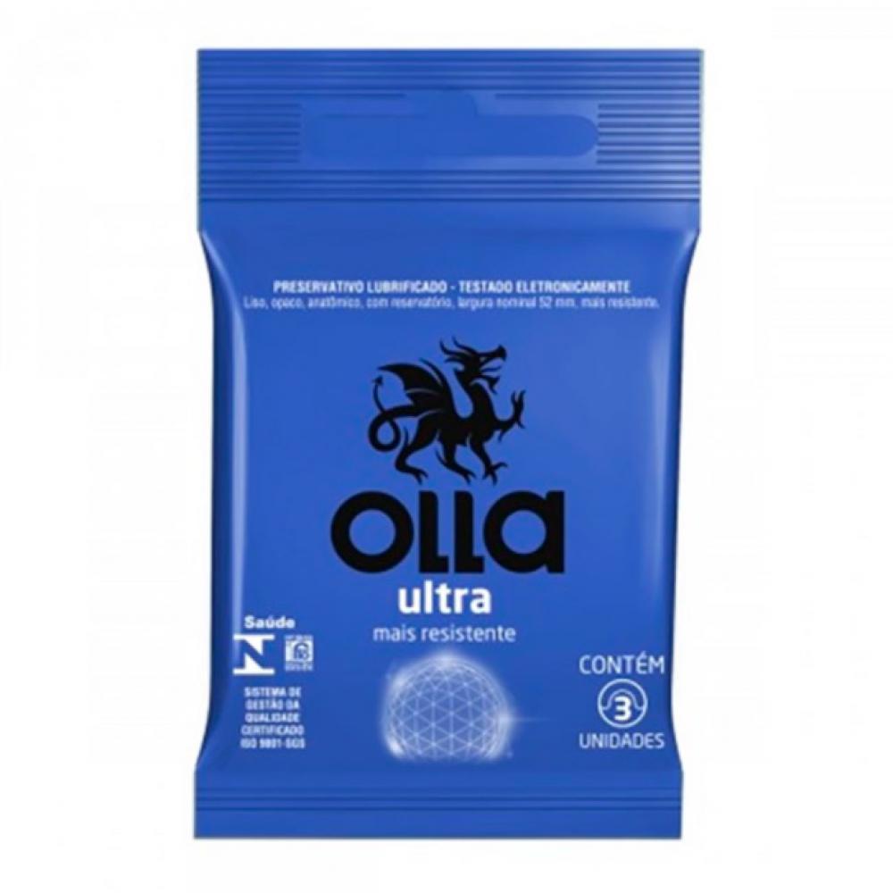 Preservativo Olla Ultra Resistente 3 Unidades