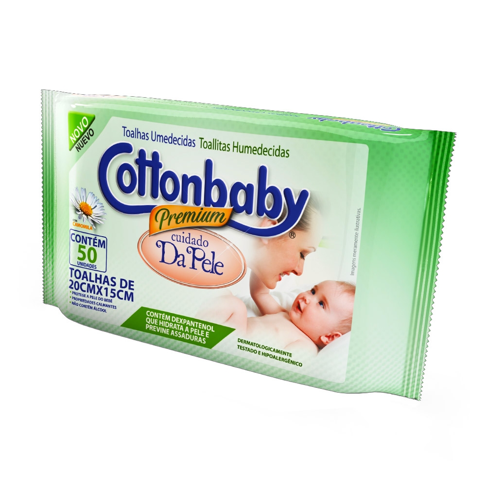 Toalha Premium Cuidado da Pele - Cottonbaby