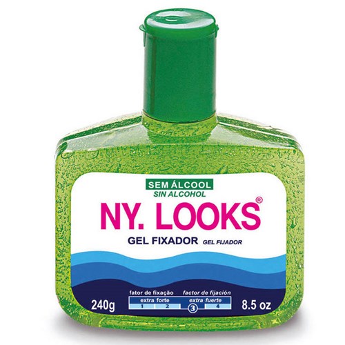 Gel Fixador NY Looks Verde Extra Fixador 240g