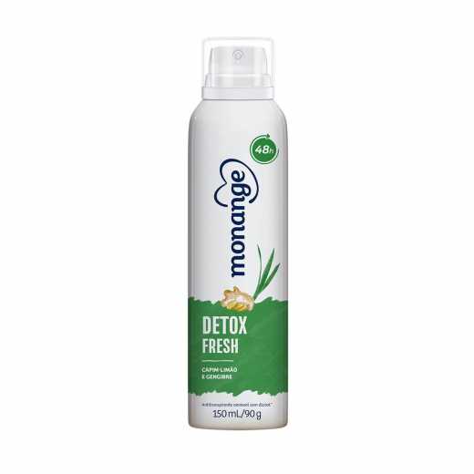 Desodorante Feminino Monange Detox Fresh aerossol,150mL