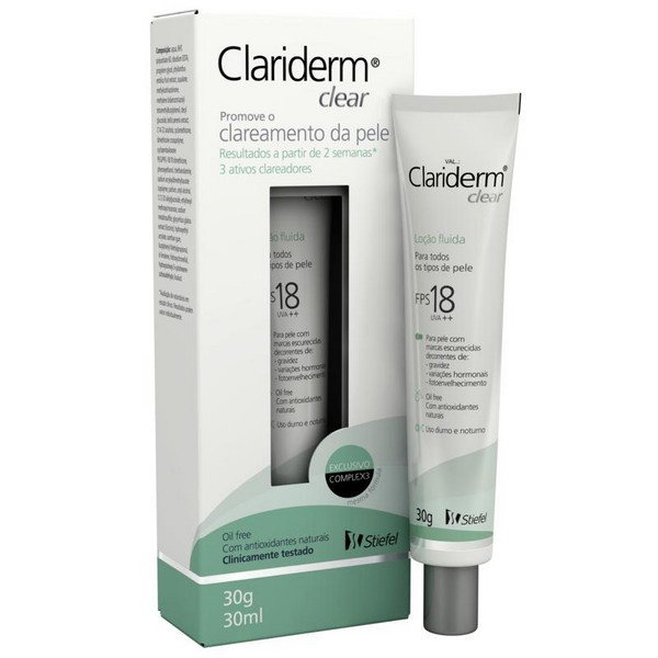 Clariderm Clear Serum FPS 18 30g