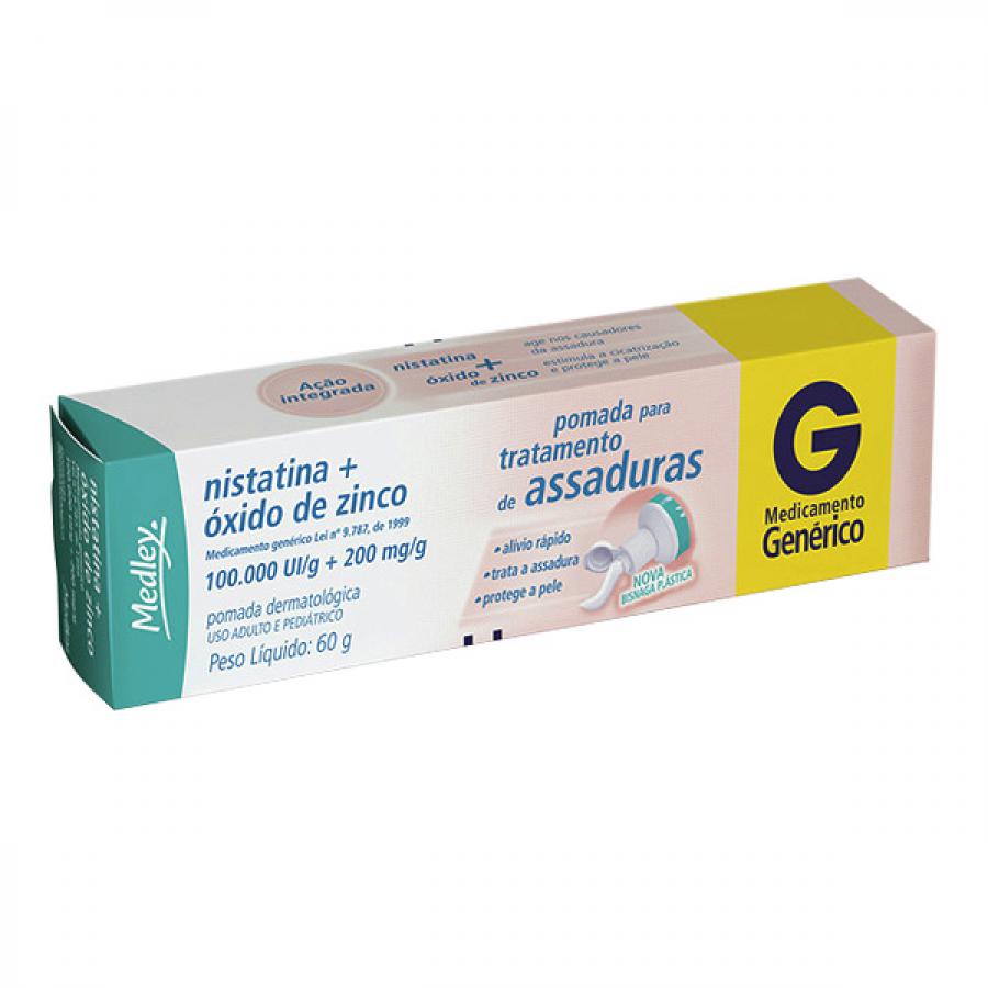 Nistatina + Oxido de Zinco Pomada 60g