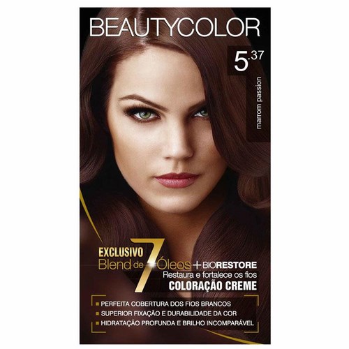 Kit Tintura Beauty Color 5.7 Chocolate Cafe