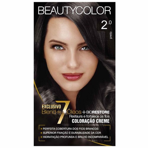 Tintura Beauty Color Tonalizante 2.0 Preto