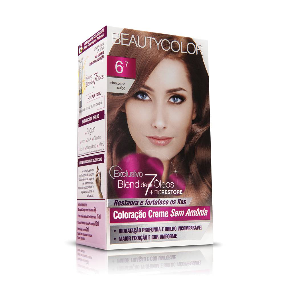 Tintura Beauty Color Tonalizante 6.7 Chocolate Suico