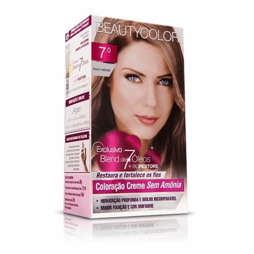 Tintura Beauty Color Tonalizante 7.0 Louro Natural