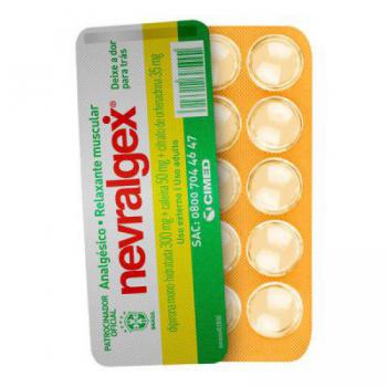 Nevralgex Cimed 300mg + 50mg + 35mg 10 comprimidos