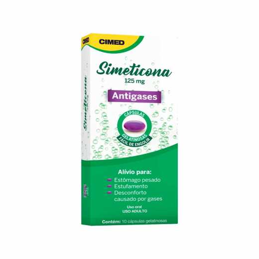 Simeticona 125mg 10 capsulas