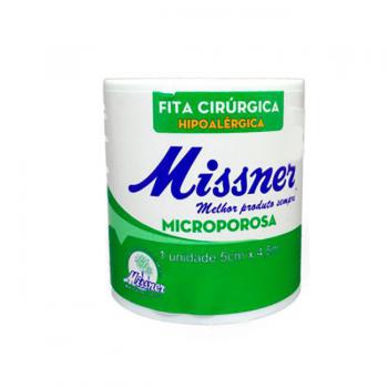 Fita Cirurgica Missner Microporosa flexivel, 5cm x 4,5m