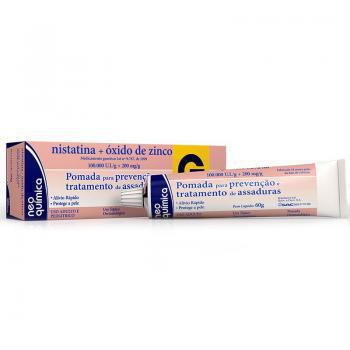 Nistatina 100.000UI + Oxido de Zinco 200mg Pomada 60g