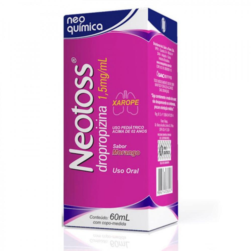 Neotoss 1,5mg/mL 1 frasco com 60mL de xarope + copo medidor