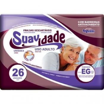 Fralda Geriátrica Suavidade EG, 26 unidades