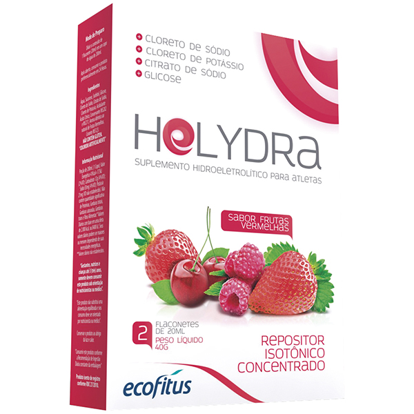 Helydra Com 2 Flaconetes De 20ml Frutas Vermelhas