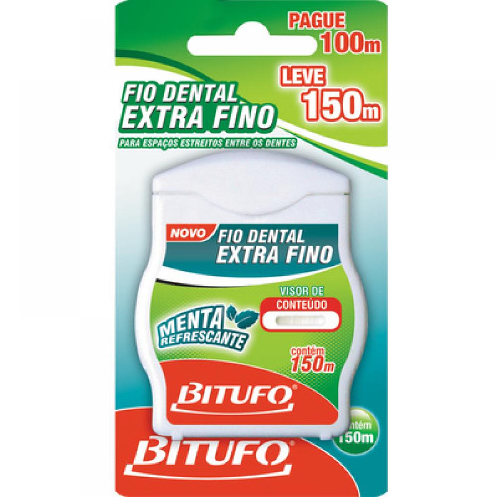 Fio Dental Bitufo Extra Fino 150 Metros