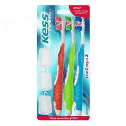 Escova Dental Kess Combo Plus