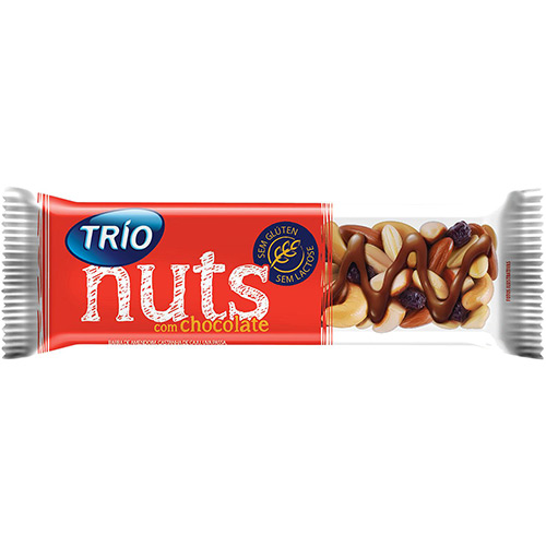 Barra Cereal Trio Nuts Chocolate