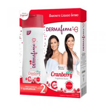 SAB INTIMO-DERMAFEME KIT CRANBERRY 2UN 200ML