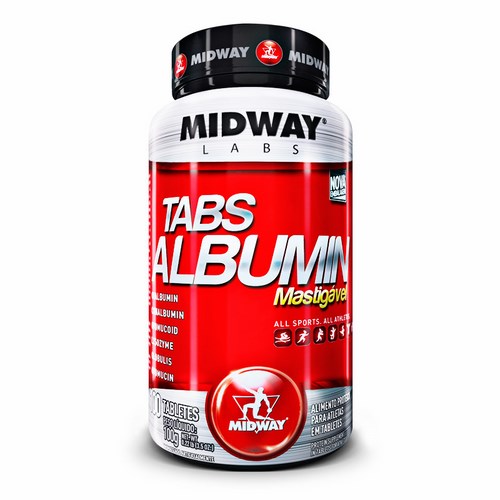 Tabs Albumin Mastigavel com 100 Unidades