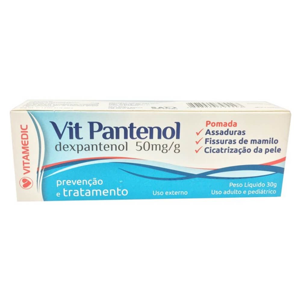 Vit Pantenol 50mg pomada 30g