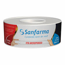 Fita Micropore Sanfarma 25m x 4,5m