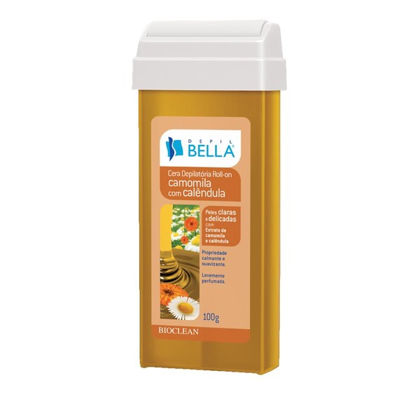 Cera Depilatoria Roll-on Refil Camomila e Calendula 100g