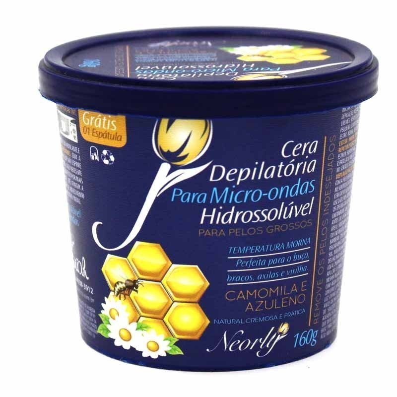 DEPILATORIO NEORLY CERA DE MICROONDAS AZULENO 160G